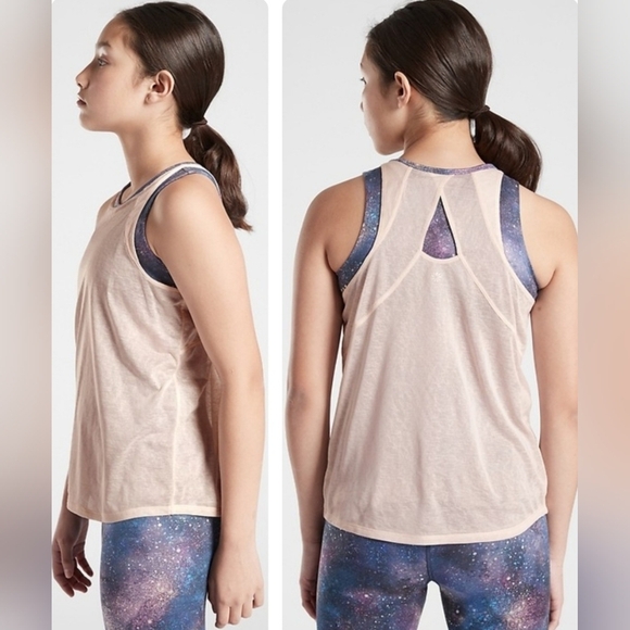 ATHLETA GIRL TEAM UP TANK IN STELLAR SIZE 8-10 M - Picture 1 of 13